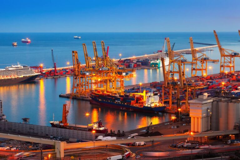 Imagen del puerto de Barcelona